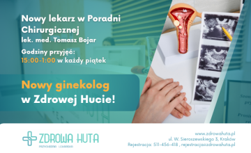 Nowy ginekolog w Zdrowej Hucie